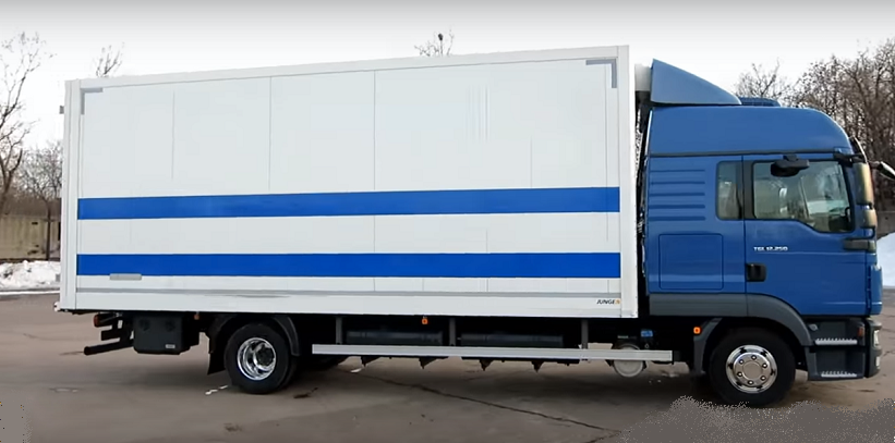 грузовой фургон из Европы